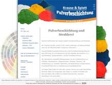 Tablet Screenshot of krause-splett.de